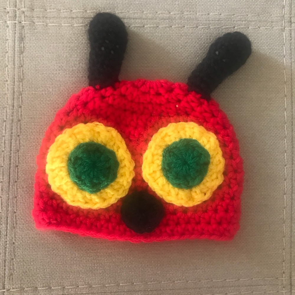 Very Hungry Caterpillar Newborn Photo Prop Hat